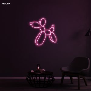 Ballon Dog Neon