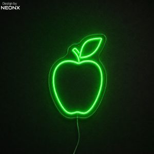 Apple neon sign