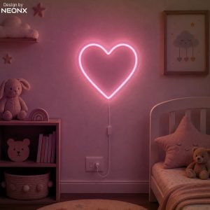 Heart neon sign