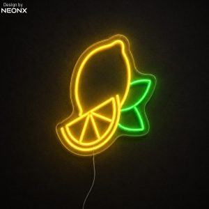 Lemon neon sign