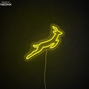 Spring bok neon sign