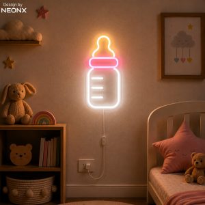 Baby botle neon sign